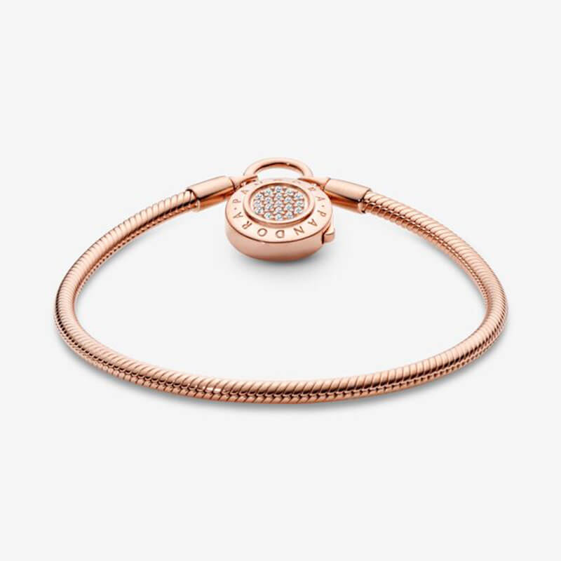 Sparkling Crown Charm Bracelet