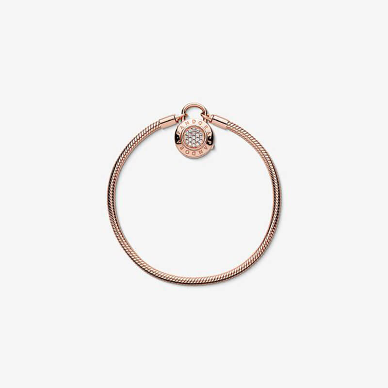 Sparkling Crown Charm Bracelet